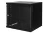 Link ARMADIO RACK DA MURO PER RETI 19" 9U 485X540X450 (LK1909UN) NERO